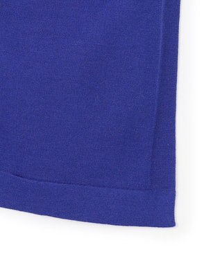 23区 S 【洗える】コンパクトウール マルチウェイ ニットポンチョ ブルー系