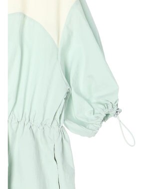 earth music&ecology ハーフＺＩＰミニワンピース Light Green