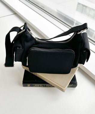 WEGO ポケットデザインショルダー ブラックその他