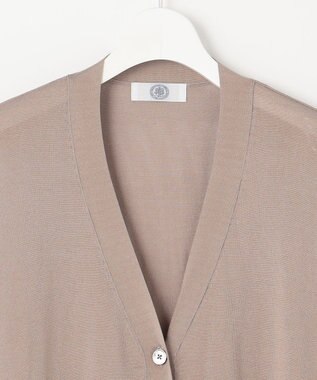J.PRESS LADIES S 【WEB限定カラーあり・洗える】SILKY RAYON STRETCH カーディガン モカ系