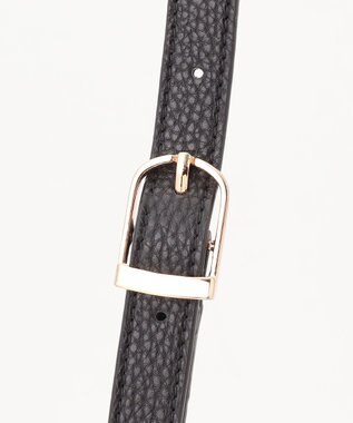 23区 バンブーハンドル ミニ ショルダーバッグ ブラック系