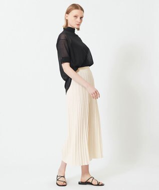 BEIGE， MONSTERA / ニットスカート Ecru