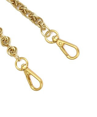style code 【VerdeVari/ヴェルデヴァリ】コインパーツ付チェーンショルダーベルト KNOT CHAIN