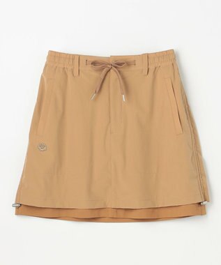 PW CIRCULUS 【蓄熱裏地】【WOMEN】バイカラースカート ゴルフウェア レディース ベージュ系