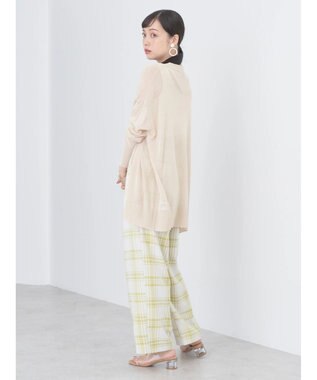 earth music&ecology 接触冷感シアーＢＩＧカーディガン Light Beige