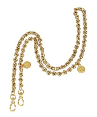 style code 【VerdeVari/ヴェルデヴァリ】コインパーツ付チェーンショルダーベルト KNOT CHAIN