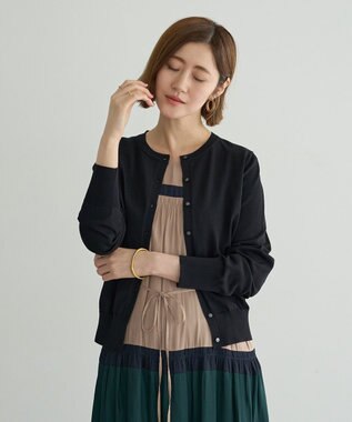 YECCA VECCA 【UVカット】クルーネックカーディガン