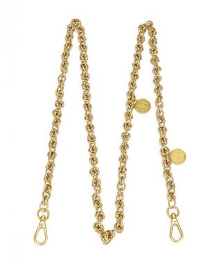 style code 【VerdeVari/ヴェルデヴァリ】コインパーツ付チェーンショルダーベルト KNOT CHAIN