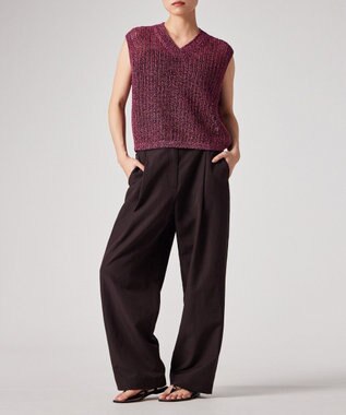 Paul Smith ラメミックス ニットベスト ピンク