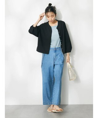 CRAFT STANDARD BOUTIQUE レトロ柄前後２ＷＡＹタンクトップ Blue