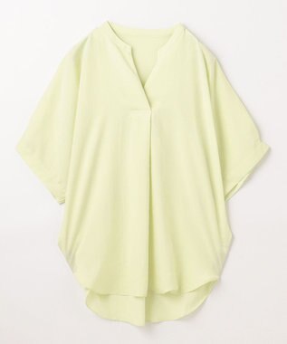 ANY L タックスリーブブラウス ライム