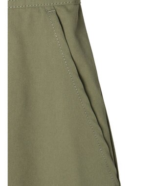 Green Parks フロントＺＩＰセミフレアスカート Black