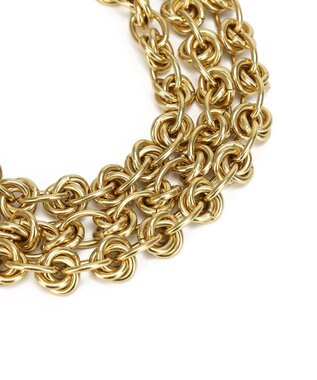 style code 【VerdeVari/ヴェルデヴァリ】コインパーツ付チェーンショルダーベルト KNOT CHAIN