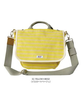 ROOTOTE 3082【ポケット充実】NA.デリ.2WAY.テンジク-C 02：イエロー×ベージュ