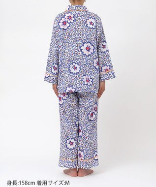 tsumori chisato SLEEP ツモリチサト パジャマ 9分袖 長袖 9分丈 綿100%(本体) 楊柳素材 レディース UDT243 /ワコール ブルー