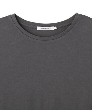 AMERICAN HOLIC 裾レースノースリーブプルオーバー Charcoal Gray