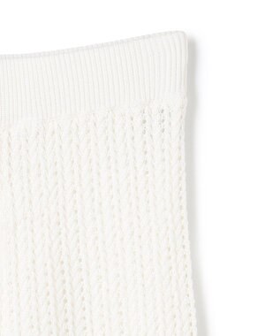 uncrave シースルーケーブルニット パンツ オフ