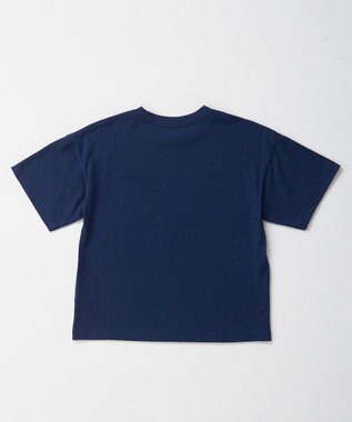 OP／FILA 【SEVEN2】ロゴモチーフデザイン半袖Tシャツ ネイビー