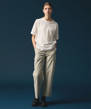 JOSEPH ABBOUD MOUNTAIN 【オーガニックコットン/MADE IN JAPAN】アウトドア Tシャツ ホワイト系