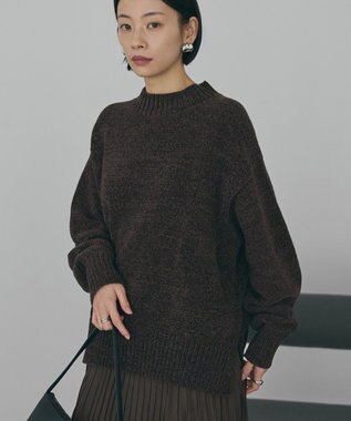 AMERICAN HOLIC ベロアモールニットプルオーバー