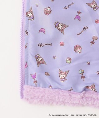 ANY KIDS 【any FAM×サンリオキャラクターズ】なりきりフェイクファーブルゾン ラベンダー×クロミ
