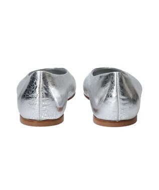 INTER-CHAUSSURES 【INTER-CHAUSSURES】ラウンドトウサケットバレエシューズ シルバー