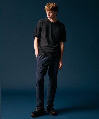 JOSEPH ABBOUD MOUNTAIN 【オーガニックコットン/MADE IN JAPAN】アウトドア Tシャツ ネイビー系