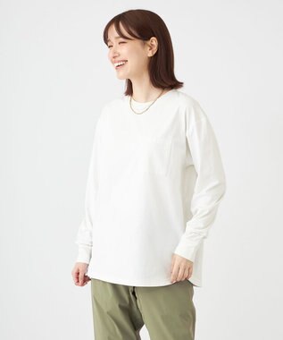 SHARE PARK LADIES 【UNISEX】UVカット アートコラボロングTシャツ〈Hammock〉（S・Mサイズ） ホワイト