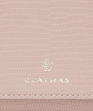 CLATHAS ペーシュ 二つ折り財布 ペールピンク