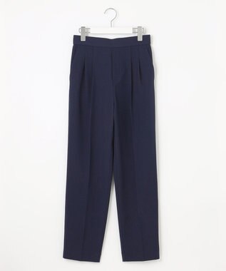 Feroux 美シルエットカラーテーパード パンツ ネイビー系