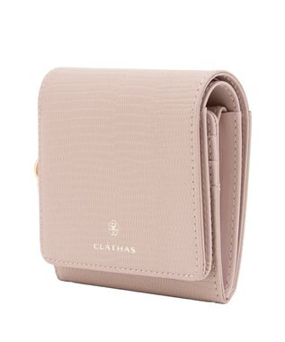 CLATHAS ペーシュ 二つ折り財布 ペールピンク
