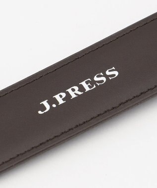 J.PRESS MEN 【J.PRESS BASIC】シボレザー ベルト ダークブラウン系