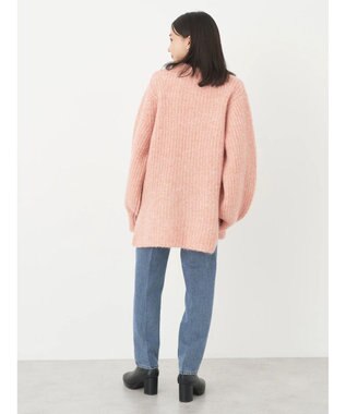 earth music&ecology フワフワＭＩＸヤーンチュニック Orange