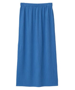 Green Parks 楽ちん涼やかドライタッチイージースカート Royal Blue