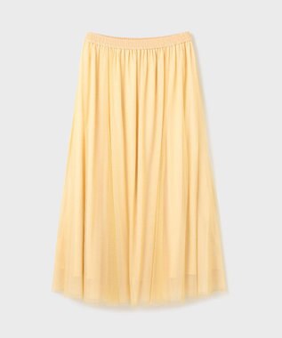 GRACE CONTINENTAL ラメチュールスカート ゴールド
