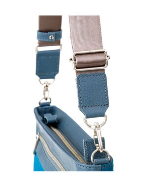 IBIZA ビコロール　ナイロン　ショルダーバッグ(M) ターコイズブルー