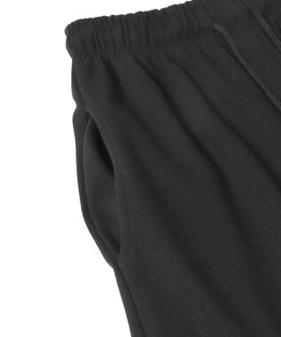 WEGO 【ウエストゴム】スウェットカーゴパンツ ブラック