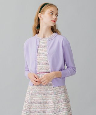 TOCCA 【洗える！】ANGELA カーディガン ライラック系