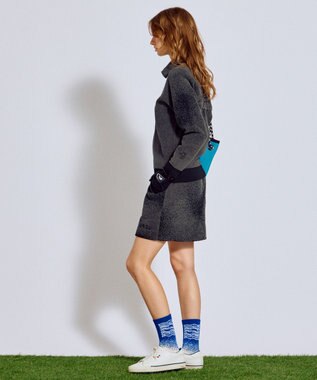 PW CIRCULUS 【手洗い洗濯可】 【WOMEN】グラデーションニットスカート ゴルフ レディース ブラック系