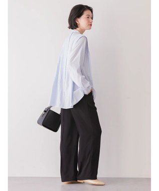 AMERICAN HOLIC サラックールタック使いブラウス Stripe