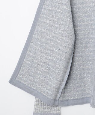 J.PRESS LADIES 【洗える】TWEED KNIT カーディガン サックスブルー系5