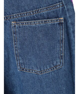 Green Parks ・Ｄｏｕｂｌｅ　Ｆｌａｇｓ　チョウチョ刺繍フレアデニム Light Indigo