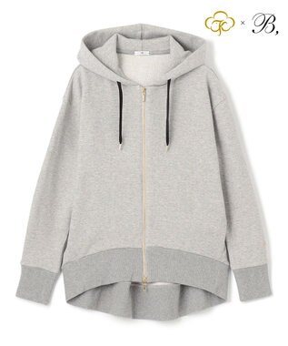 Organic Cotton Sweat / Zip up Parka スウェットパーカー / BEIGE, | ファッション通販  【公式通販】オンワード・クローゼット