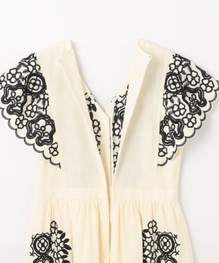 バイカラー刺繍コットンワンピース / GRACE CONTINENTAL