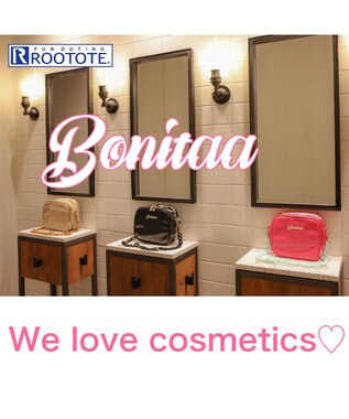 ROOTOTE 6824【簡易保冷】LT.サーモキーパー.コスメトート.ボニータ 01：ブラック