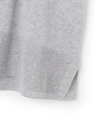 23区 【先行予約/WEB&一部店舗限定】スビンハイツイスト Vネック カーディガン ライトグレー系