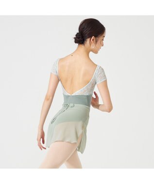 Chacott 【MAY NAGAHISA】巻きスカート シーグリーン