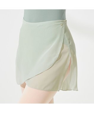 Chacott 【MAY NAGAHISA】巻きスカート シーグリーン