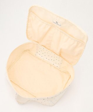 組曲 KIDS gingham K heart トラベルバッグL ベージュ系5