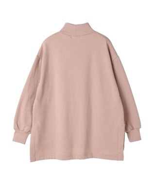 Green Parks Ｂｒｕｓｈｅｄ　タートル裏起毛チュニック Pink